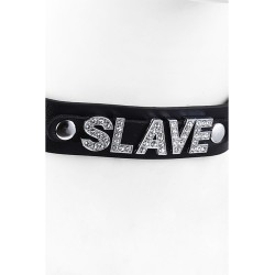 Halsketting met strass SLAVE