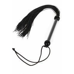 Small flogger in latex black