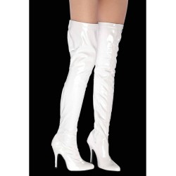 White patent thigh Boots...