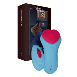 Vibromasseur Heartgem bleu